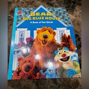 Bear’s Big Blue House First Words Board Book 1999 Kids